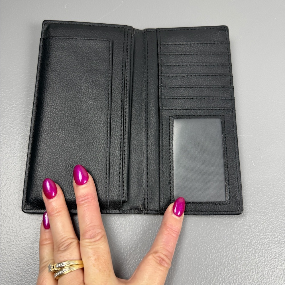 Westen Style Eagle Head Cowboys Wallets Bifold Check Book Style View 3